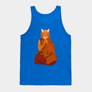 Lama Tiger Cat Tank Top